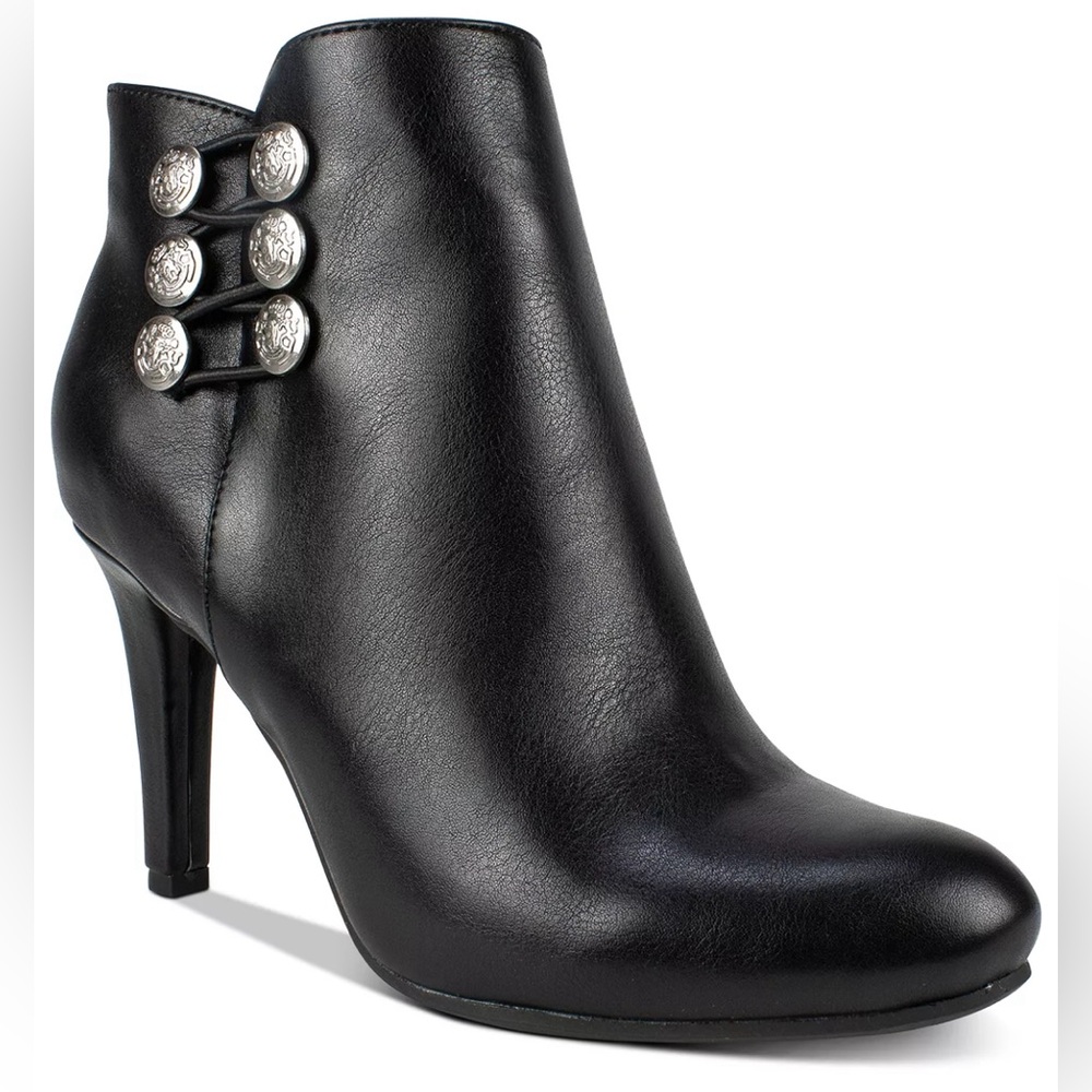 RIALTO Leather Ankle Heels